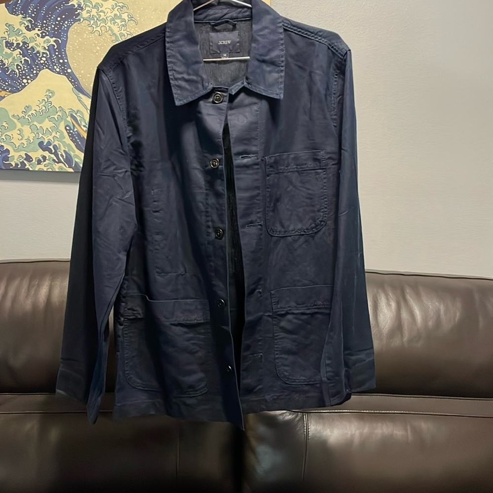 J. Crew Men's Navy chore Jacket